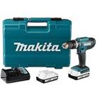 Makita 18V Cordless Combi Drill With 74-Piece Accessory Set & 2X 2.0Ah Batteries