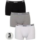 Boss Bodywear 3 Pack Power Trunks - Black/White/Grey