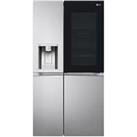 Lg Instaview Thinq Gsxv91Bsae Wifi Connected American-Style Fridge Freezer - Stainless Steel