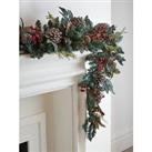 Very Home Red Berry Swag Christmas Decoration