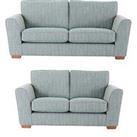 Very Home Jackson 3 Seater + 2 Seater Tweed Sofa Set (Buy And Save!)