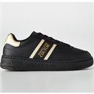 Versace Jeans Couture Logo Lace Up Trainers - Black
