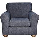 Very Home Bailey Fabric Armchair - Navy - Fsc Certified