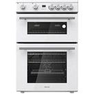Hisense Hde3211Bwuk Double Oven Electric Cooker With Ceramic Hob - White