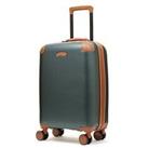 Rock Luggage Carnaby 8 Wheel Hardshell Cabin Suitcase - Emerald Green