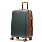 Rock Luggage Carnaby 8 Wheel Hardshell Medium Suitcase - Emerald Green