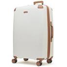 Rock Luggage Carnaby 8 Wheel Hardshell Large Suitcase - Cream