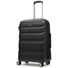 Rock Luggage Bali 8 Wheel Hardshell Medium Suitcase - Black