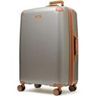 Rock Luggage Carnaby 8 Wheel Hardshell Large Suitcase -Platinum