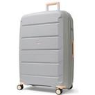 Rock Luggage Tulum 8 Wheel Hardshell Large Suitcase - Grey
