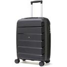 Rock Luggage Tulum 8 Wheel Hardshell Cabin Suitcase - Black