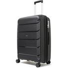 Rock Luggage Tulum 8 Wheel Hardshell Medium Suitcase - Black