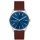 Skagen Holst Mens Traditional Watches Leather