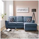Very Home Hopton Right Hand Chaise Sofa - Navy
