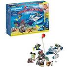 Playmobil 70776 City Action Police Diving Mission Advent Calendar With Colour-Changing Bath Fizzers