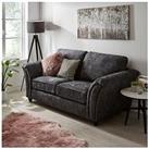 Very Home Ariel Fabric Sofa Range - Charcoal - Fsc Certified - 3 Seater Sofa