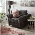 Very Home Ariel Fabric Armchair - Charcoal - Fsc Certified