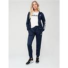 Adidas Womens Linear Tracksuit - Navy