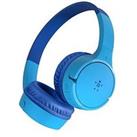 Belkin Soundform Mini Wireless On-Ear Headphones For Kids - Blue