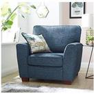Very Home Hopton Fabric Armchair - Navy