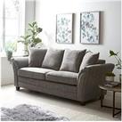 Very Home Dury Chunky Weave 3 Seater Sofa - Grey - Fsc Certified