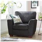Very Home Hopton Fabric Armchair - Charcoal