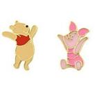 Disney Winnie The Pooh Sterling Silver Yellow & Pink Earrings E906335Yl