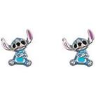 Disney Lilo & Stitch Sterling Silver Blue Enamel Stitch Stud Earrings E906250Rrhl.Ph