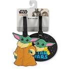 Disney Star Wars: Mandalorian Baby Yoda 2-Piece Luggage Tags