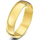 Love Gold 9Ct Yellow Gold Personalised Band Wedding Ring