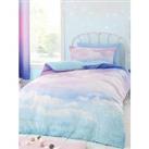 Catherine Lansfield Ombre Rainbow Clouds Duvet Cover Set - Multi