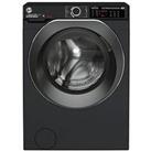 Hoover H-Wash 500 Hd496Ambcb 9Kg Wash, 6Kg Dry, 1400 Spin Freestanding Washer Dryer, Wifi Connected, A Rated - Black