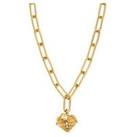 Chlobo Gold Link Chain Faith And Love Necklace