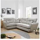 Very Home Lusso Small Left Hand Fabric Chaise Sofa