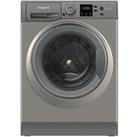 Hotpoint Nswm845Cggukn 8Kg Load, 1400Rpm Spin Washing Machine - Graphite
