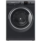 Hotpoint Nswm864Cbsukn 8Kg Load, 1600Rpm Spin Washing Machine - Black