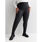 New Look Curves Black Coated Jegging