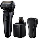 Panasonic Es-Lv9U Wet & Dry 5-Blade Electric Shaver For Men - Precise Clean Shaving With Cleanin