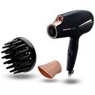 Panasonic Eh-Na9J Advanced Folding Hair Dryer With Diffuser, Nanoe & Double Mineral Technology - Reduces Damage And Split Ends
