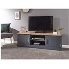 Gfw Kendal Large Tv Unit - Fits Up To 65 Inch Tv - Blue