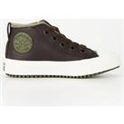 Converse Kid'S Converse Chuck Taylor All Star Street Boot Leather Mid Top