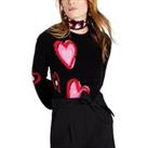 Kate Spade New York Overlapping Hearts Sweater