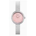 Accurist Jewellery Womens Silver Stainless Steel Mesh Analogue Watch