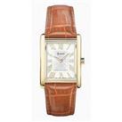 Accurist Rectangle Womens Tan Leather Strap Analogue Watch