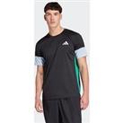 Adidas Performance Training Colorblock 3-Stripes T-Shirt - Black
