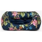 Joules Botanical Floral Box Bed - Small