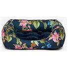 Joules Botanical Floral Box Bed - Large