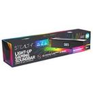 Stealth Led Light-Up Rechargeable, Portable Soundbar For Gaming, Music And Movies