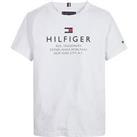 Tommy Hilfiger Boys Th Logo Short Sleeve T-Shirt - White