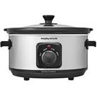 Morphy Richards 3.5L 460017 Slow Cooker - Brushed Stainless Steel